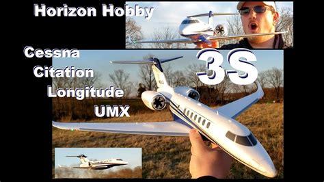 Horizon Hobby UMX Citation Longitude Unboxing Setup Maiden