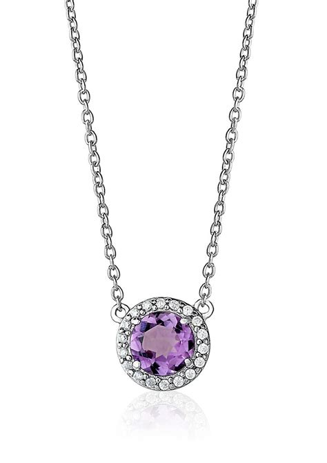 Classic Amethyst Necklace Larus Jewellery