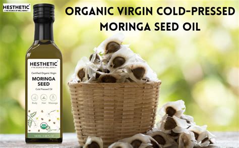 Buy Hesthetic Organic Virgin Cold Pressed Moringa Seed Oil Online At Low Prices In India