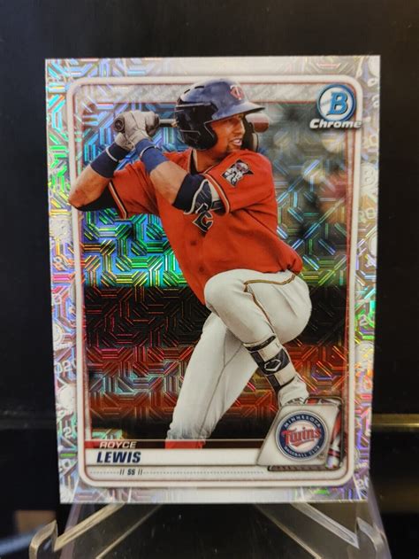 Royce Lewis RC 2020 Bowman Chrome MOJO Refractor BCP 93 Minnesota