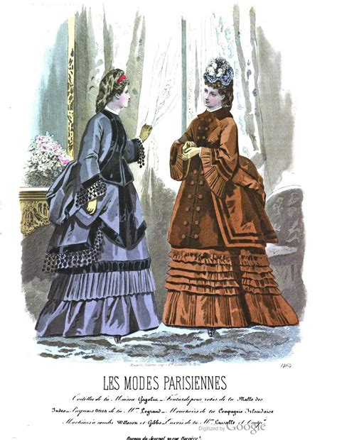 1871 Les Modes Parisiennes 1464 Fashion Plates Victorian Fashion