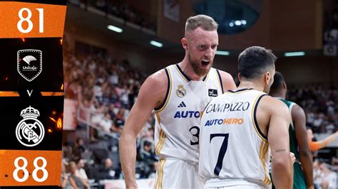 RESUMEN Unicaja 81 88 Real Madrid CAMPEONES DE LA SUPERCOPA YouTube