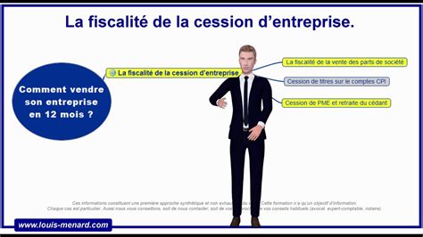 La Fiscalité De La Cession Dentreprise Youtube