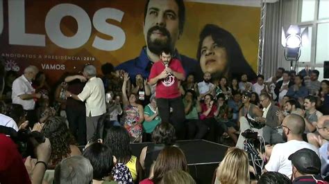 PSOL lança candidatura de Guilherme Boulos à presidência Globo News