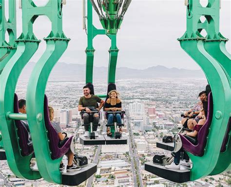 Do you dare look down from the Skypod’s thrill rides in Las Vegas ...