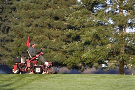 Golf Course Groundskeeper stock image. Image of green - 6069279