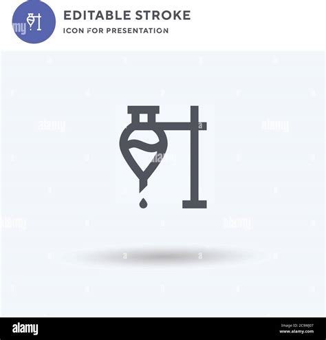 Filtration Icon Vector Filled Flat Sign Solid Pictogram Isolated On