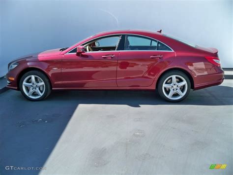 Storm Red Metallic 2012 Mercedes Benz Cls 550 Coupe Exterior Photo