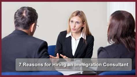 7 Reasons For Hiring An Immigration Consultant