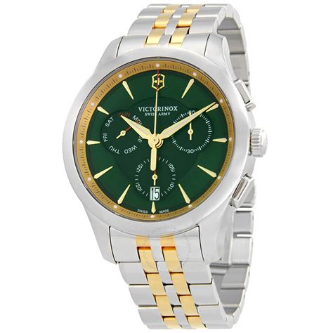 Victorinox Alliance Chronograph Green Dial Mens Watch 249117