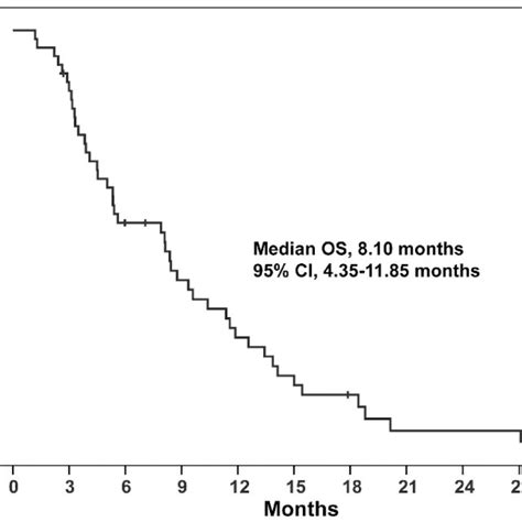 Kaplan Meier Plot Of Progression Free Survival Download Scientific