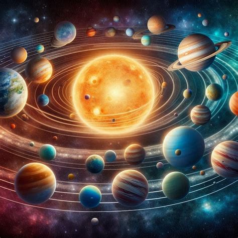 Existem Quantos Planetas No Universo - Planetas do sistema solar no universo | Foto Premium
