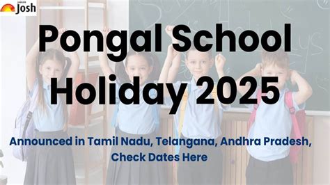 Makar Sankranti Pongal School Holiday 2025 Announced In Tamil Nadu