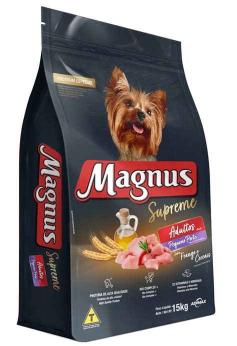 Magnus Premium Especial Supreme Cães Adultos Pequeno Porte Sabor Frango