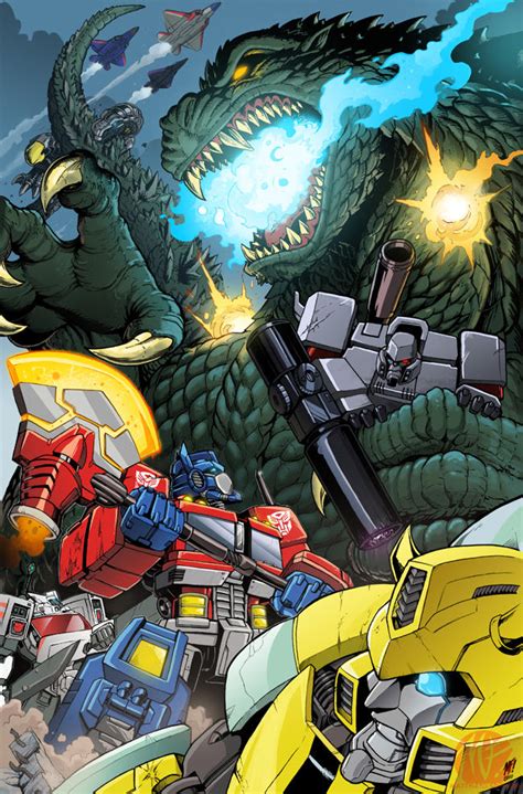 Godzilla vs The Transformers by KaijuSamurai on DeviantArt