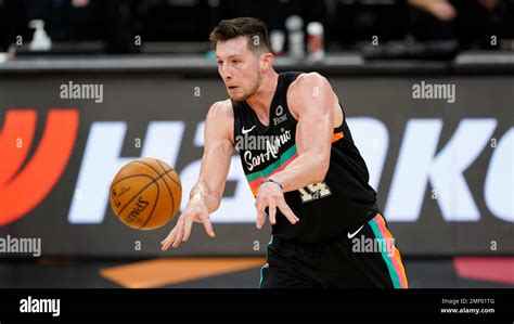 San Antonio Spurs Forward Drew Eubanks 14 During The Second Half Of