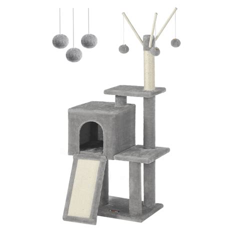 Feandrea Cat Tree Small Cat Tower For Indoor Cats Kittens Multi