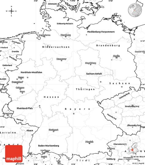 Germany Printable Map