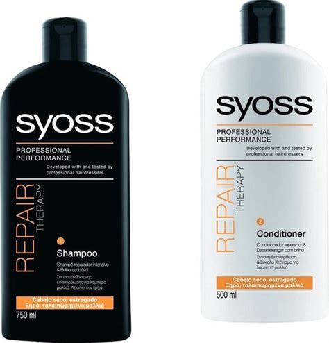 Syoss Repair Therapy Shampoo En Conditioner 2 X 500 Ml Bol