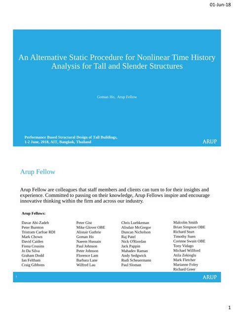 Pdf An Alternative Static Procedure For Nonlinear Time History