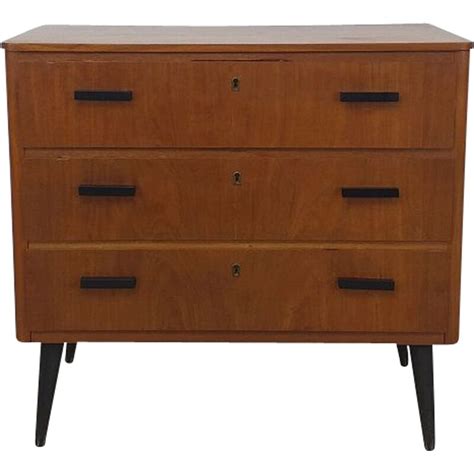 Scandinavian Vintage Teak Chest Of Drawers S