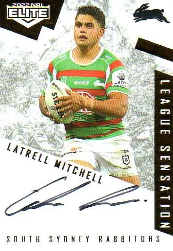 Nrl Elite League Sensation White Signature Ls Latrell Mitchell