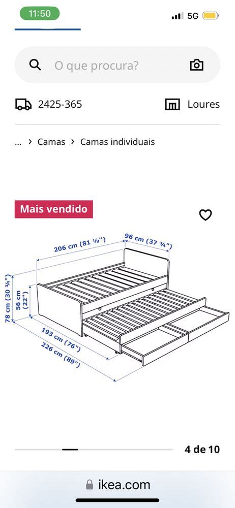 Cama Crian A Semi Nova Monte Real E Carvide Olx Portugal