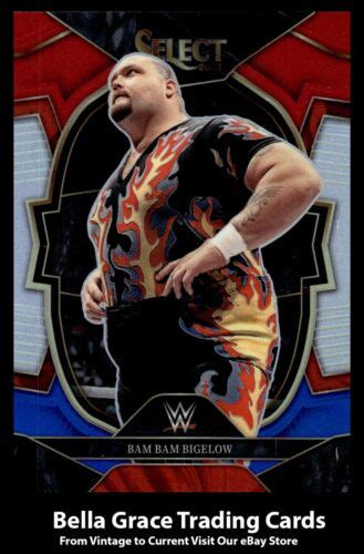 Panini Select Wwe Bam Bam Bigelow Legends Red Blue Prizm Ebay