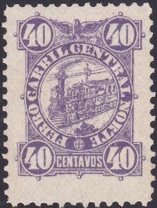 Stamp Ferrocarril Central Norte Argentina Railway Telegraph Stamps