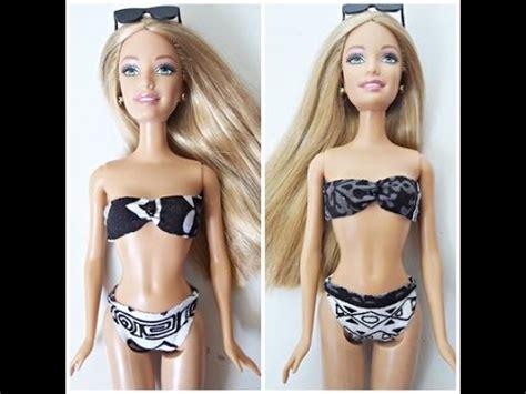 Tutorial Como fazer biquíni para Barbie DIY Bikini for Barbie