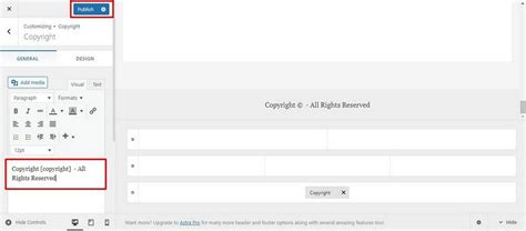 How To Edit Footer Copyright Text In Wordpress 4 Easy Ways