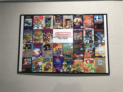 Nintendo Entertainment Sytem NES Box Art Poster High - Etsy