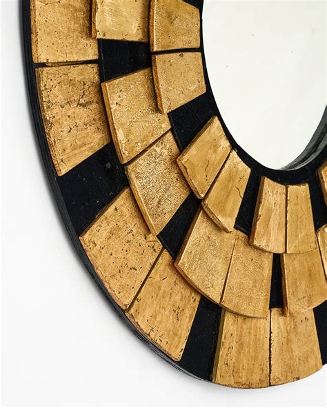 French Art Deco Sunburst Mirror Jean Marc Fray French Antiques