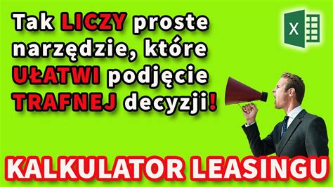 KALKULATOR leasingu All-In-One | OPTYMALIZACJA kosztów LEASINGU ...