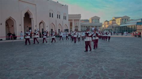 Qatar Armed Forces Band Regiment Performing Live In Katara Cultural