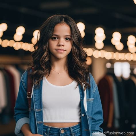 Jenna Ortega In Schoolgirl Outfit Stable Diffusion Online