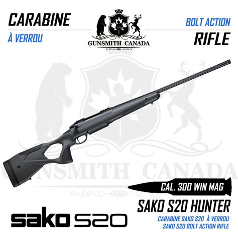 Sako S Hunter Cal Win Canon Gunsmith Canada