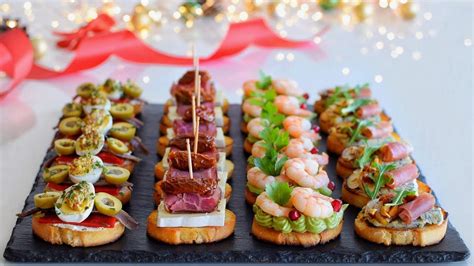 4 Canapés Gourmet con Pan Tostado para Celebrar la Navidad 2023 2024