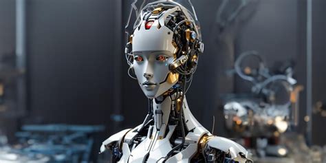 Premium Photo Artificial Intelligence In Humanoid Head