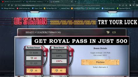 How To Buy Uc With Cheap Rate Uc Station Event Get Royal Pass In Just