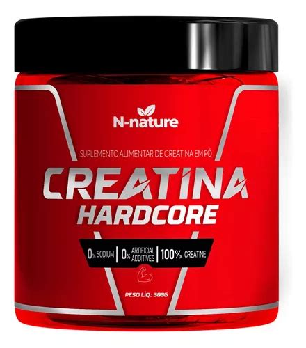 Creatina Monohidratada Hardcore 300g 100 Pura Oferta Parcelamento