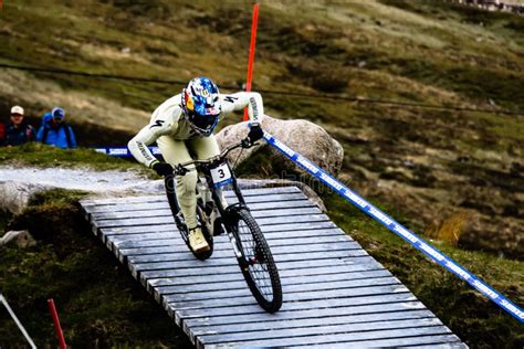 BRUNI Loic FRA Competes During The UCI Mountain Bike Downhill World Cup