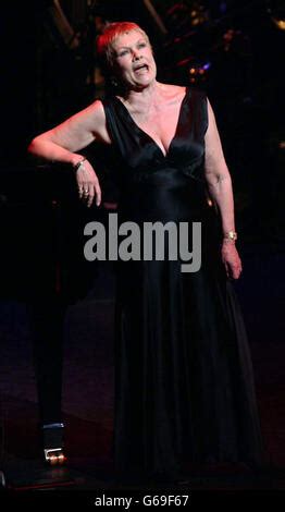 Dame Judi Dench reprising her role as Sally Bowles from Cabaret which she performed on stage in ...