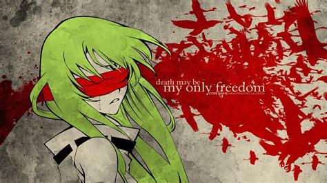 Wallpaper 1920x1080 Px C Code Geass Green Hair Text 1920x1080