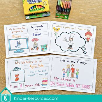 FREE All About Me Booklet for Preschool and Kindergarten by Lavinia Pop