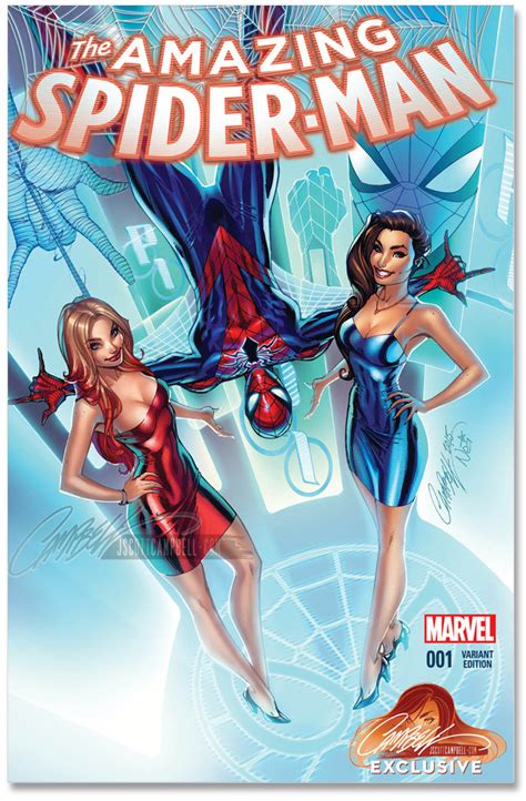 Amazing Spider Man 1 Color Variant Cover By J Scott Campbell