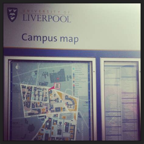 Liverpool campus map