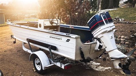 1976 Starcraft Mariner Center Console With Force 85 Youtube