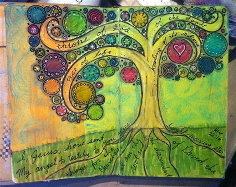 Sanity Thru Art Journaling Tree With RootsRev 22 Art Art Journal