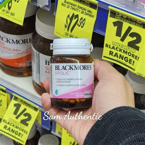 Bổ Sung I ốt Axit Folic Blackmores I Folic 150 viên Shopee Việt Nam